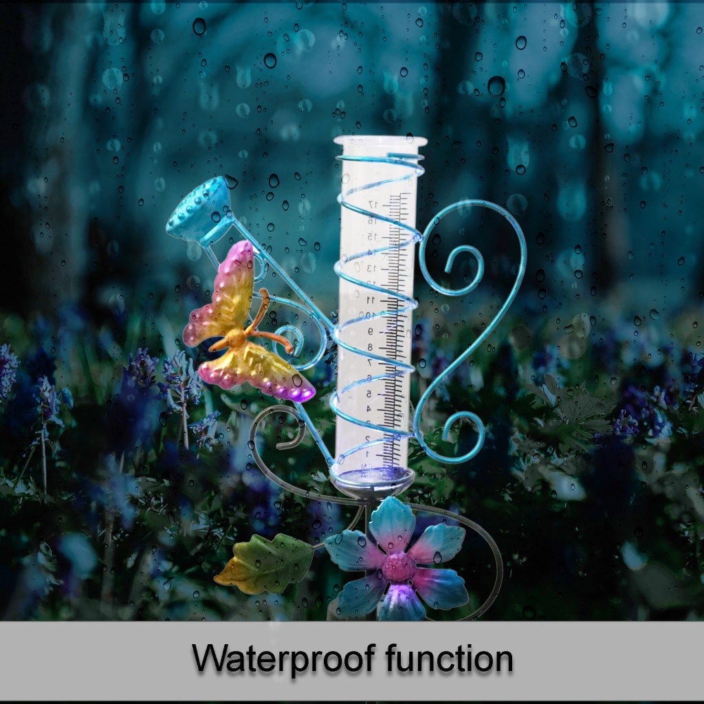 Đồng Hồ Kim Loại Sử Dụng Năng Lượng Mặt Trời Trang Trí Sân Vườn