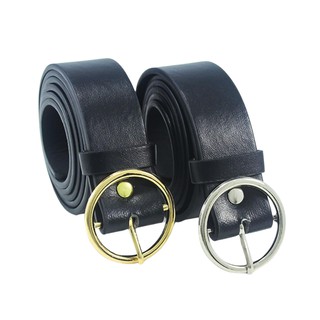 Dây Nịt Nữ Thắt Lưng Khóa Tròn Vuông Kim Loại Phong Cách Punk Thời Trang - La mode