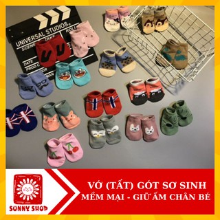 (được chọn mẫu) Tất sơ sinh gót nhiều mẫu cho bé 0-12 tháng tuổi/ Vớ trẻ em
