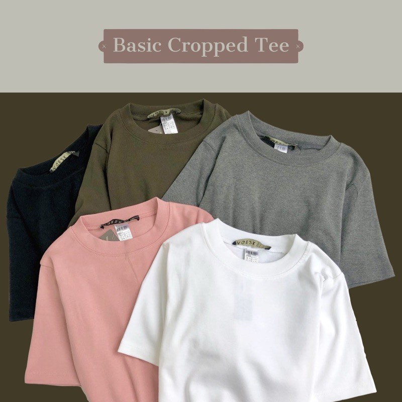 Áo croptop ôm tay ngắn dễ phối quần tạo nên cá tính - Pumi