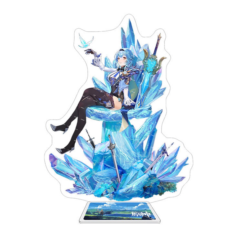 Mô hình nhân vật anime Genshin giá đỡ bằng acrylic