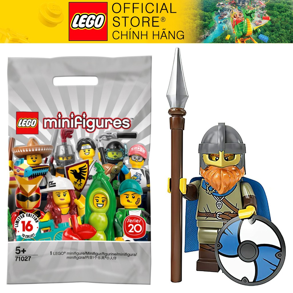Nhân vật LEGO Minifigures Series 20 71027 Viking