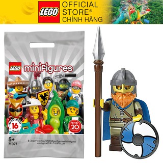 [Lego Official - Có Sẵn] Nhân vật LEGO Minifigures Series 20 71027 Viking (NEWSEAL)