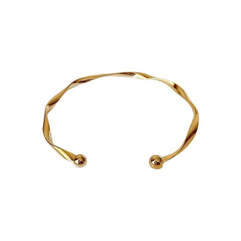 Vòng Đeo Tay Dạng Mở Phong Cách Retro Vintage Đơn Giản Cho Nữ