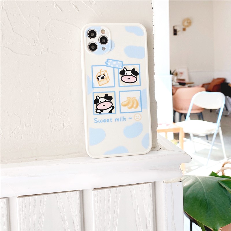 Ốp lưng iphone Sweet Cow IMD dày dặn viền nổi 5/5s/6/6plus/6s/6splus/7/7plus/8/8plus/x/xr/xs/11/12/pro/max/plus/promax