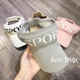 Mũ Lưỡi Chai Len Sport Kèm video Ảnh thật
