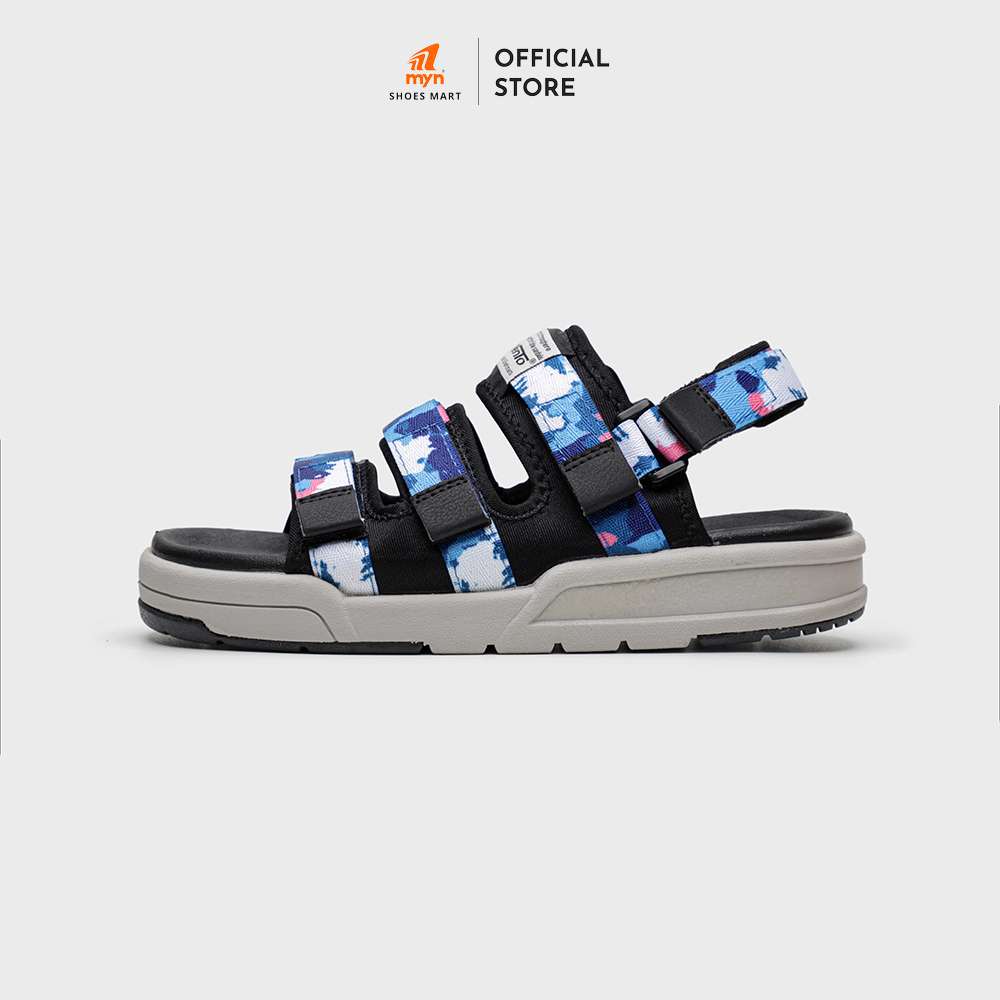 [Mã SKAMLTSM9 giảm 10% đơn 99K] [Freeship] Sandal Nam Nữ Vento F1 1001 - Xanh dương Camo - ba quai - Có thể gỡ quai sau