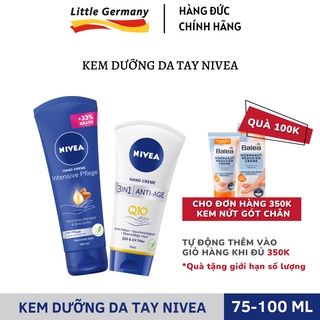 Kem Dưỡng Da Tay Nivea Q10 và Dầu Hạnh Nhân - 75-100ml - Hàng Đức chính hãng