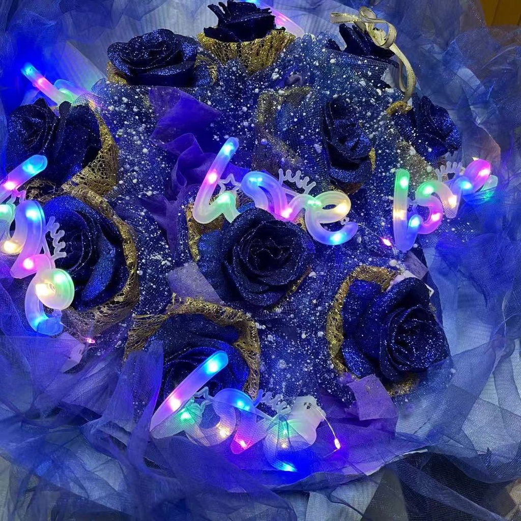 Dây đèn LED chữ love màu neon dùng trang trí tiệc cưới/ sinh nhật tiện lợi