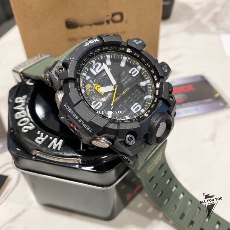 Đồng Hồ Nam  G.W.G 1000, 2 màu cực hot, thể thao kim điện tử full box, Chống nước, chống bùn, Nam tinh mạnh mẻ, 50mm