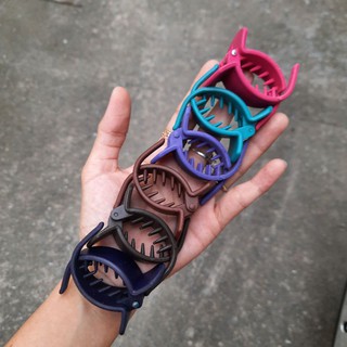 Kẹp tóc 2 răng nhám màu (như hình)