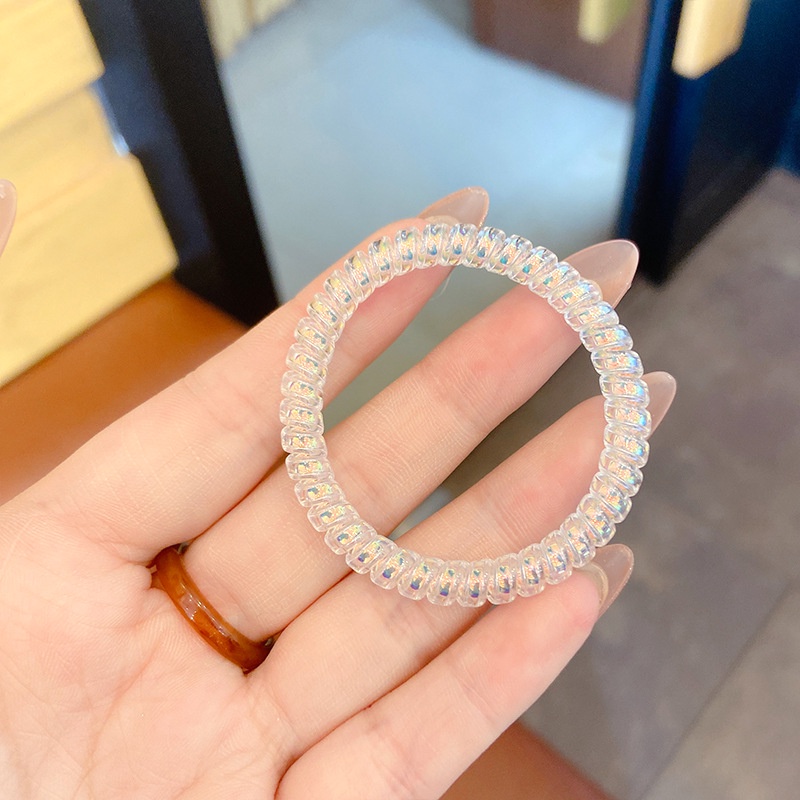 Dây Buộc Tóc Trong Suốt Đơn Giản Thời Trang Hàn Quốc