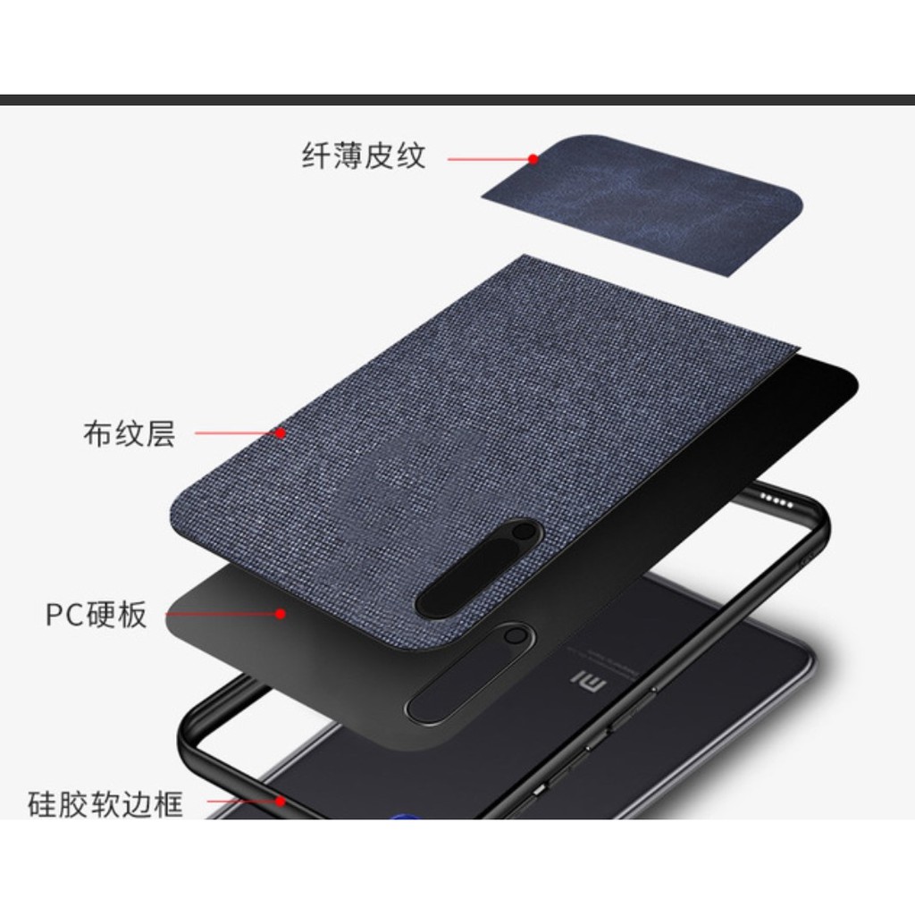 Vsmart Live 4 live 1 Aris Joy 4 Ốp vải phối da trẻ trung