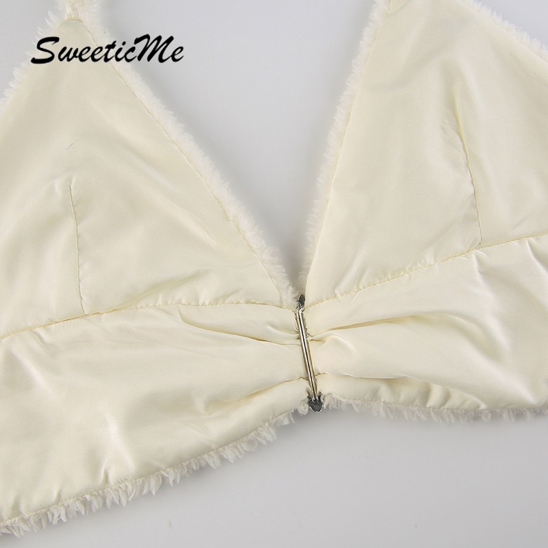 Áo kiểu yếm vải cotton đính hạt kim cương hình trái tim SweeticMe dành cho nữ thời trang 2022 | WebRaoVat - webraovat.net.vn