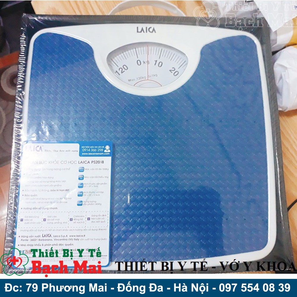 Cân Sức Khỏe Cơ Học Laica PS2018 [Cân Tới 130kg]