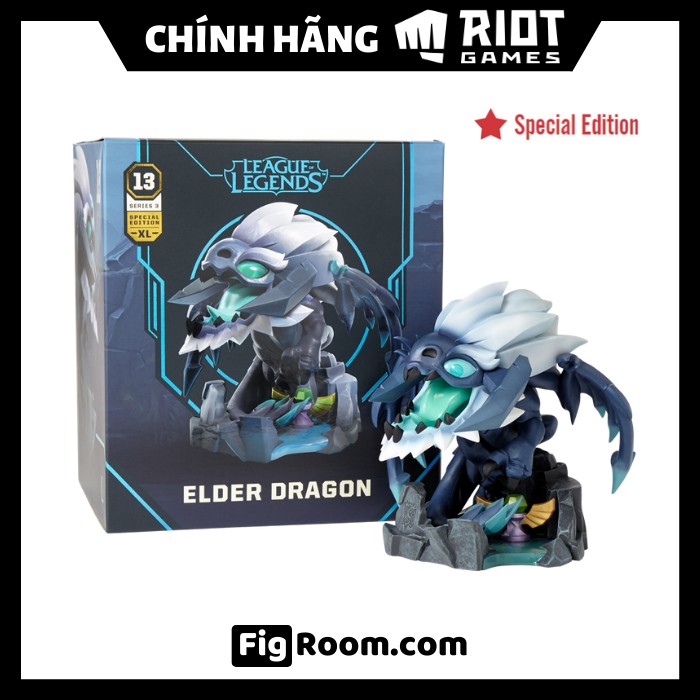 Mô hình Rồng Ngàn Tuổi Chibi - ELDER DRAGON XL FIGURE [Chính hãng Riot Games] - Figure LOL Liên Minh Huyền Thoại