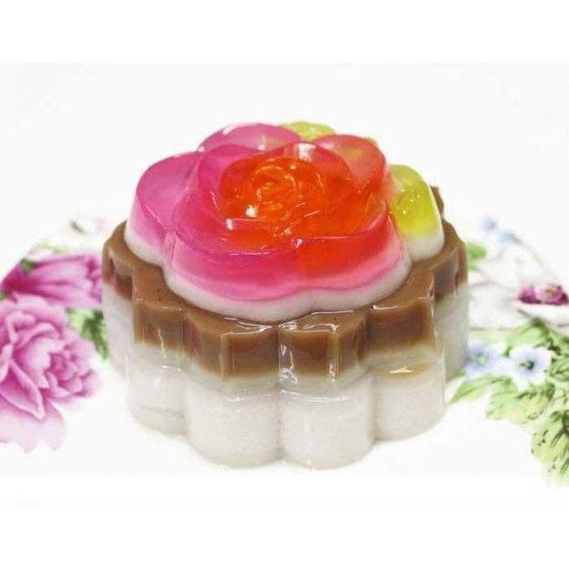 Khuôn rau câu trung thu 10 cm hình Hoa Hồng Lớn - NL04