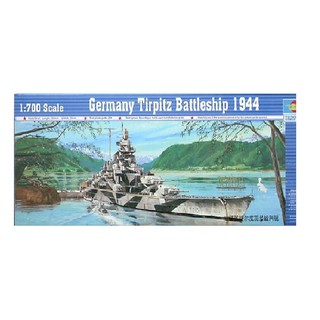 Mô hình thiết giám hạm germany tirpitz 1944 - 1/700