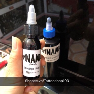 Mực xăm Dynamic tbk 30ml chai to rót lẻ