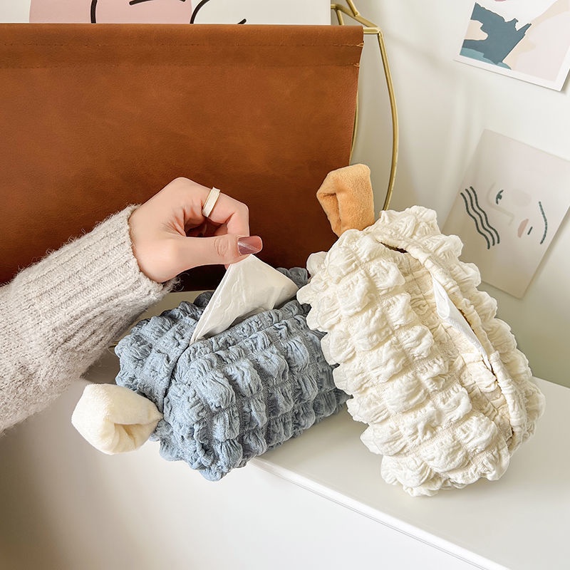 Hộp Lưu Trữ Khăn Giấy Trong Gió để Bàn Carton Hộp đựng Khăn Giấy Dễ Thương Túi đựng Khăn Giấy Có Thể được Treo Túi Lưu Trữ Khăn Giấy