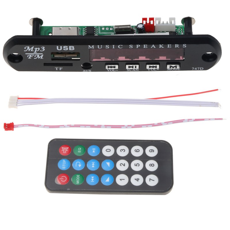 Mô-đun giải mã âm thanh q9a 9-12V tích hợp máy nghe nhạc WMA Ban giải mã