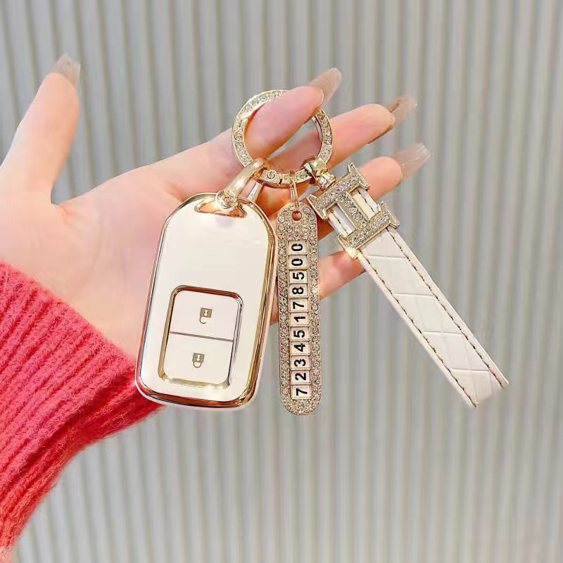 Vỏ Silicon Bảo Vệ Chìa Khóa Điều Khiển Từ Xa Cho Xe Hơi Honda CITY CIVIC JAZZ CRV ACCORD BRV HRV