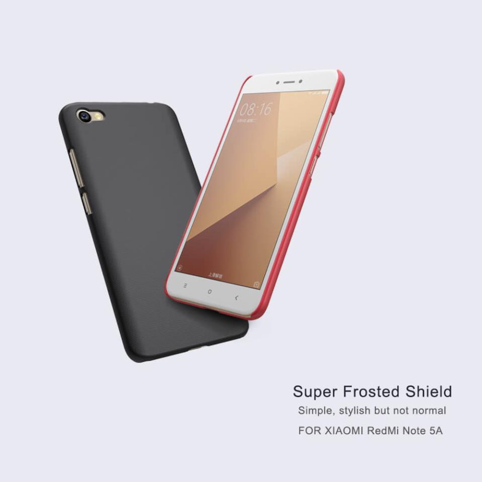 Ốp Lưng Sần Chống Sốc Cho Xiaomi Redmi Note 5A hiệu Nillkin (tặng kèm giá đỡ hoặc miếng dán từ tính) - Hàng chính hãng