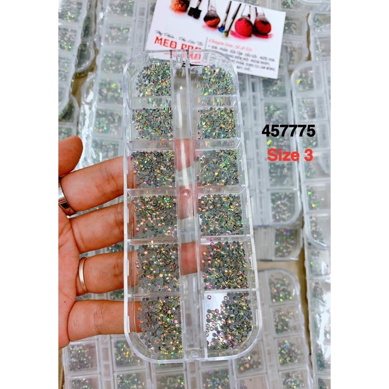 Đá trắng chân lưới yhb trang tri móng tay chân