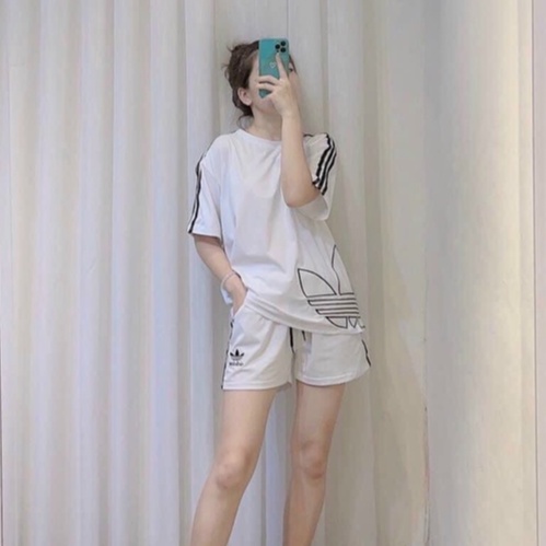 Set đùi in họa tiết năng động mặc ở nhà đi chơi