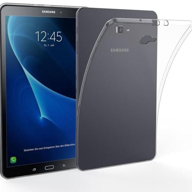Ốp Máy Tính Bảng Silicon Mềm Trong Suốt Có Ngăn Đựng Bút Cho Samsung Galaxy Tab A6 10.1 Sm-P585Y