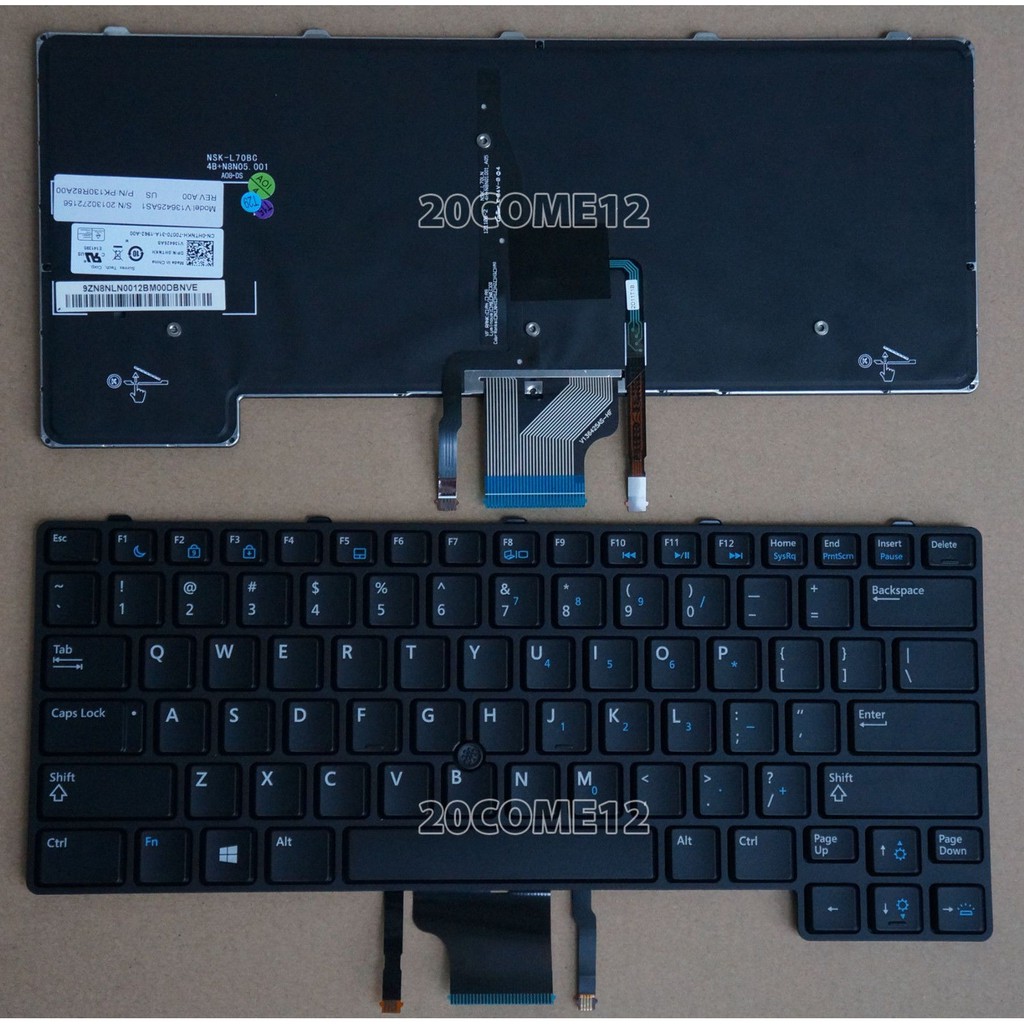 Bàn phím laptop Dell Latitude E6430U Có chuột, có đèn zin hãng