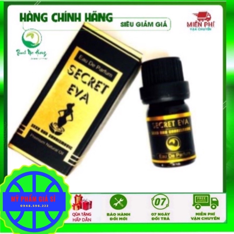 Nước Hoa Vùng Kín SECRET EVA Thanh Mộc Hương 5ml