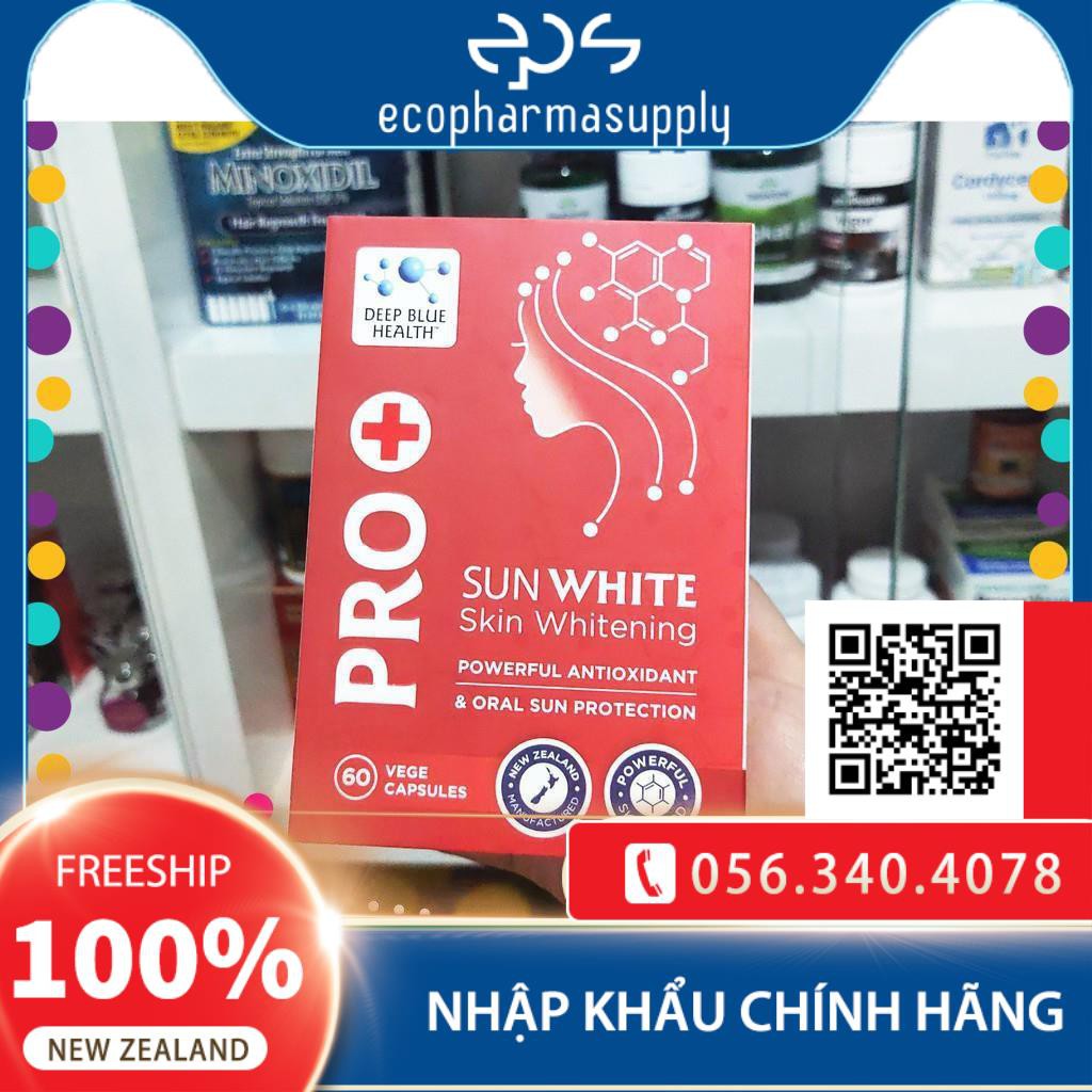 Chống nắng Deep Blue Health Pro Sun White New Zealand 60 viên