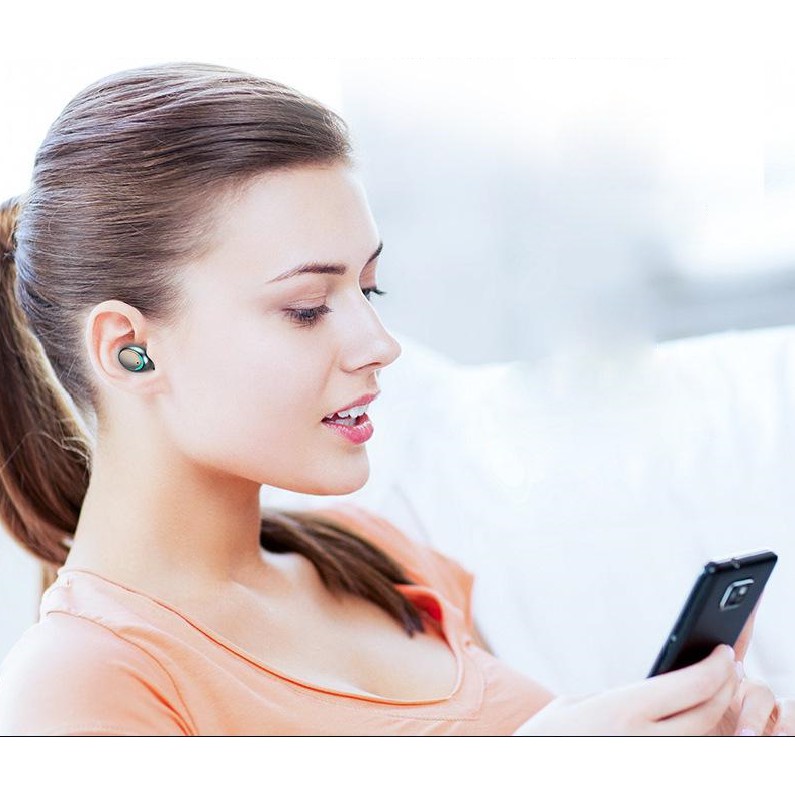 Tai nghe Bluetooth True Wireless Amoi F9-5 PRO V5.0 cảm ứng vân tay | BigBuy360 - bigbuy360.vn