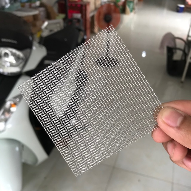 Vỉ inox cột rêu 8*8cm