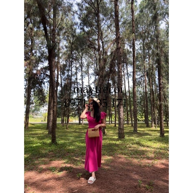 Túi nan tre dáng bầu || Túi tre đi biển, chụp hình vintage