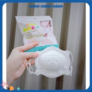 Set 3 chiếc khẩu trang gấu 3d uni mask cho bé 0-3 tuổi - khẩu trang cho trẻ sơ sinh kháng khuẩn - tiêu chuẩn nhật bản