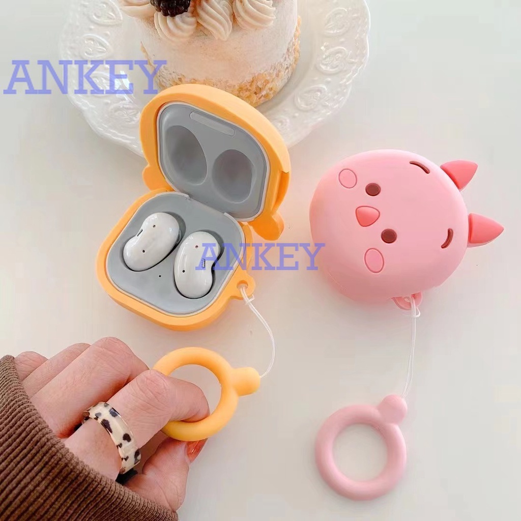 For Samsung Galaxy Buds FE Case Vỏ Bảo Vệ Hộp Sạc Tai Nghe bluetooth samsung galaxy buds fe 2 pro live buds2 Bằng Silicon Họa Tiết Hoạt Hình Dễ Thương