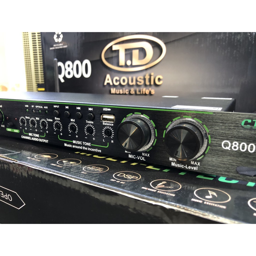Vang cơ lai số TD Acoustic Q800 , sản phẩm New 2021 tặng kem dây tín hiệu Canon ra Canon hoặc Canon ra AV