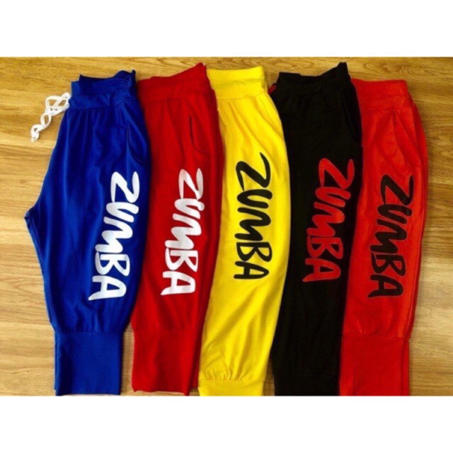 Quần lửng Zumba, quần tâp Gym, Yoga, cotton co giãn 4 chiều - Cong Sport