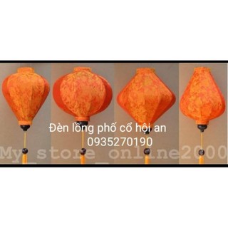 Đèn lồng hội An vải gấm size 30