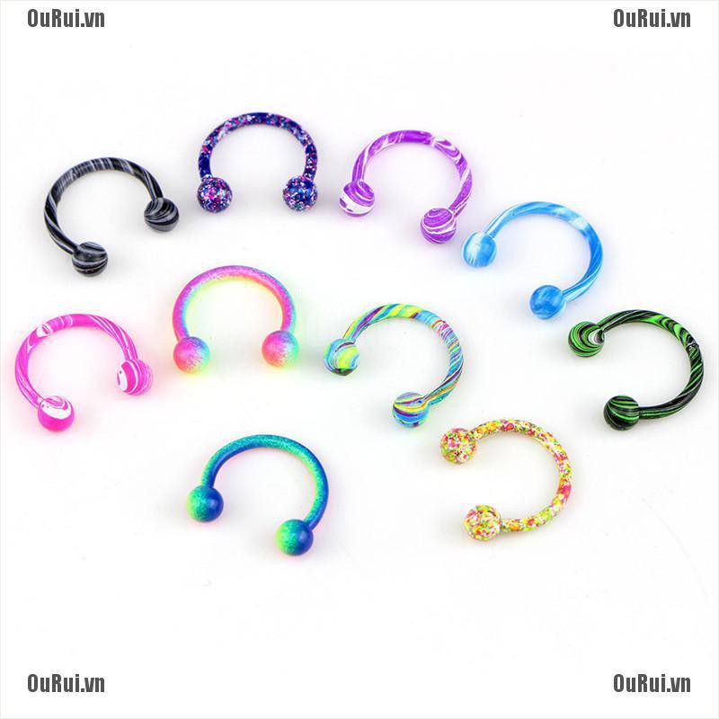 Bộ 10 Dụng Cụ Bằng Thép Không Gỉ Chuyên Dụng Cho Mắt / Môi / Mũi