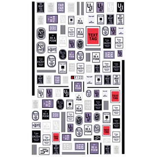 Sticker mẫu chữ mới 2019