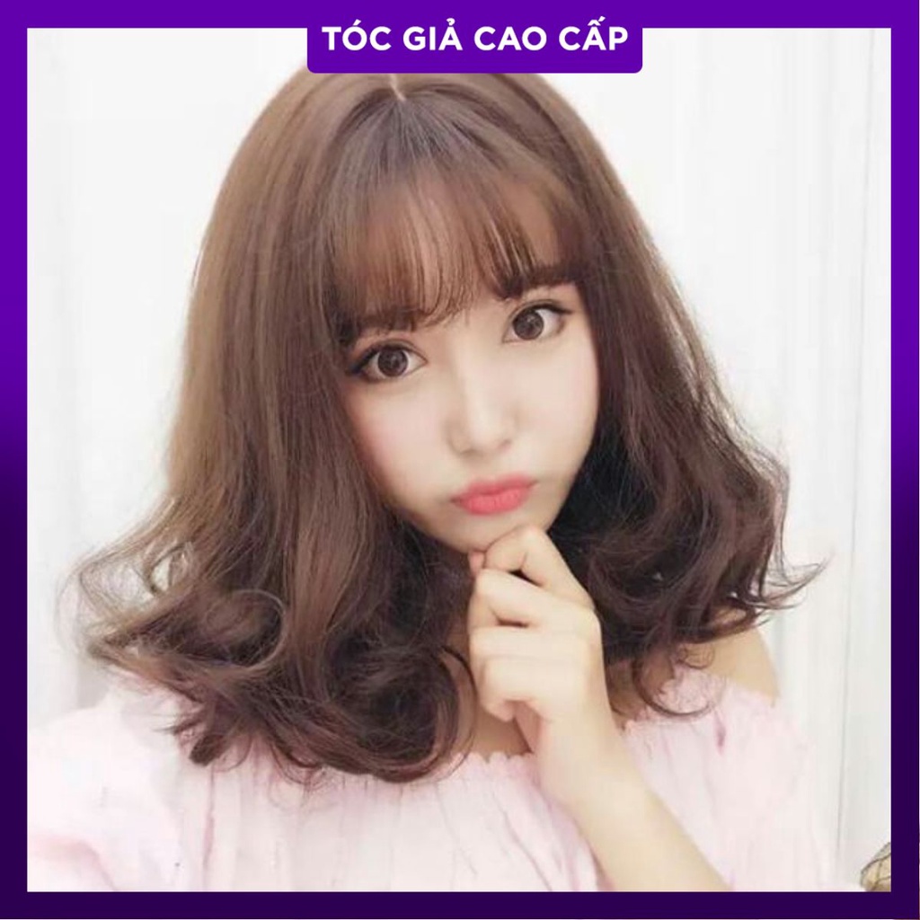 Tóc nguyên đầu cao cấp hình thật