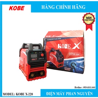 Máy hàn que mini kobe x 220 công nghệ nhật chuyên que hàn 3.2 li
