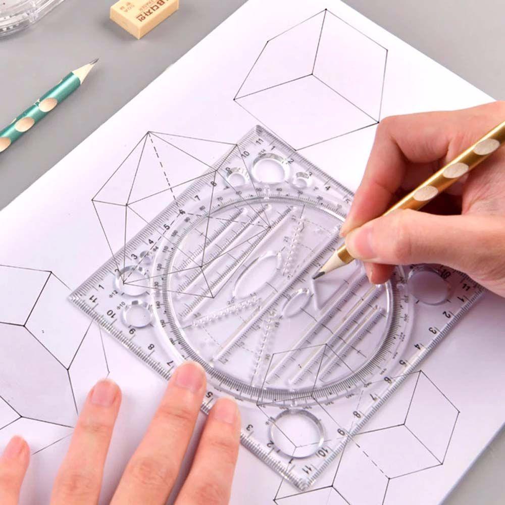 Thước Kẻ Vẽ Tranh Đa Năng Tiện Dụng Cho Học Sinh