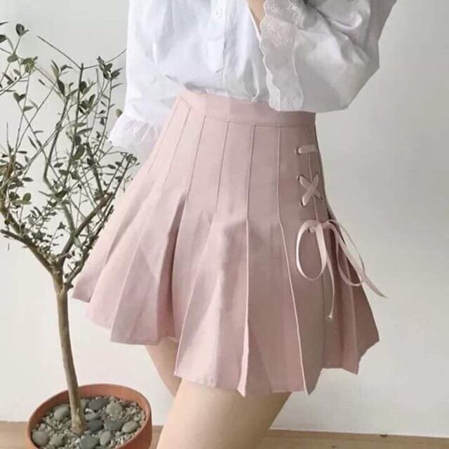 Chân váy tennis đan dây