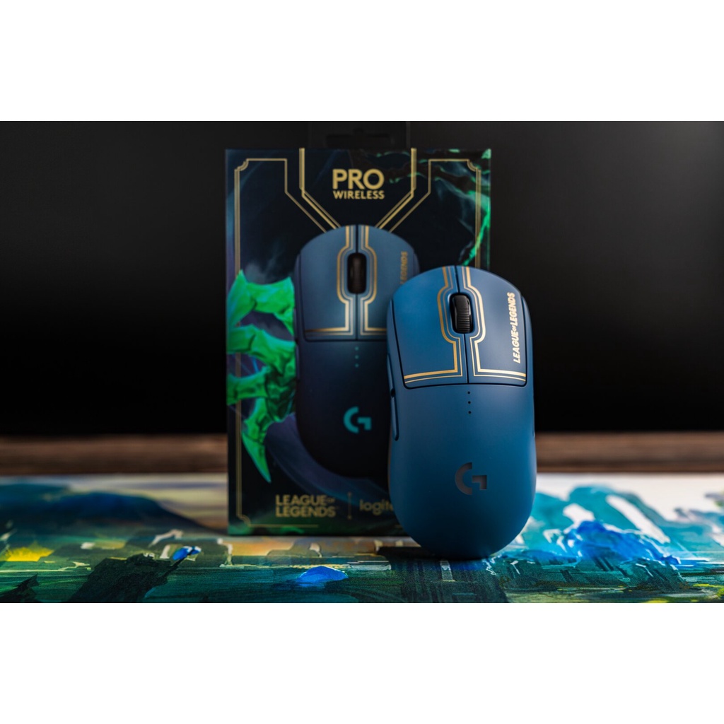 Chuột Gaming Logitech G PRO X League of Legends Edition Wireless - G Pro X LOL - Hàng Chính Hãng