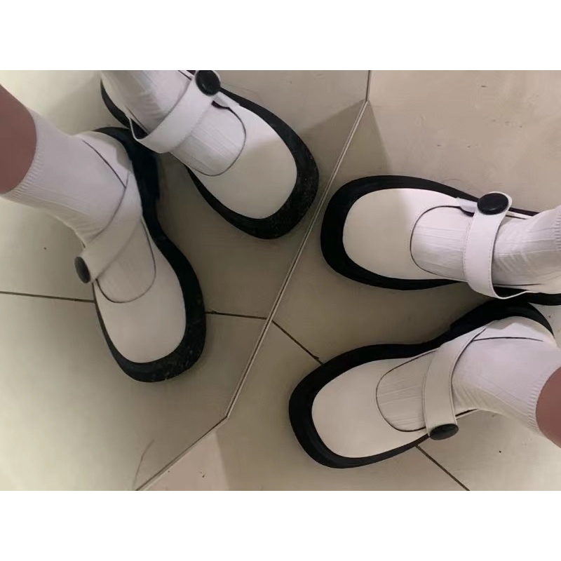 Giày MJ nữ da lì | Kèm ảnh thật