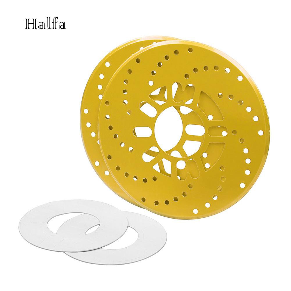 Hl Bộ Dụng Cụ In Hình Độc Đáo Tiện Dụng☆Set 2 Vỏ Bọc Bảo Vệ Phanh Đĩa Bằng Nhôm Chuyên Dụng Cho Xe Hơi Đua